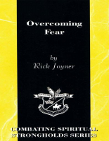Overcoming Fear - Rick Joyner.pdf
